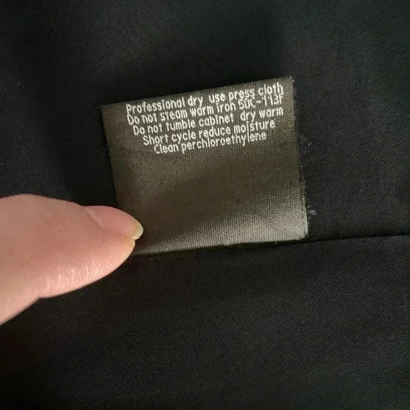 Giorgio Armani Silk Blend Lightweight Snap Closure Blazer Black Size 50 US 40 - Picture 15 of 16